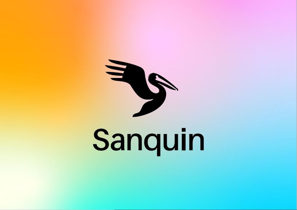Sanquin logo met gradient